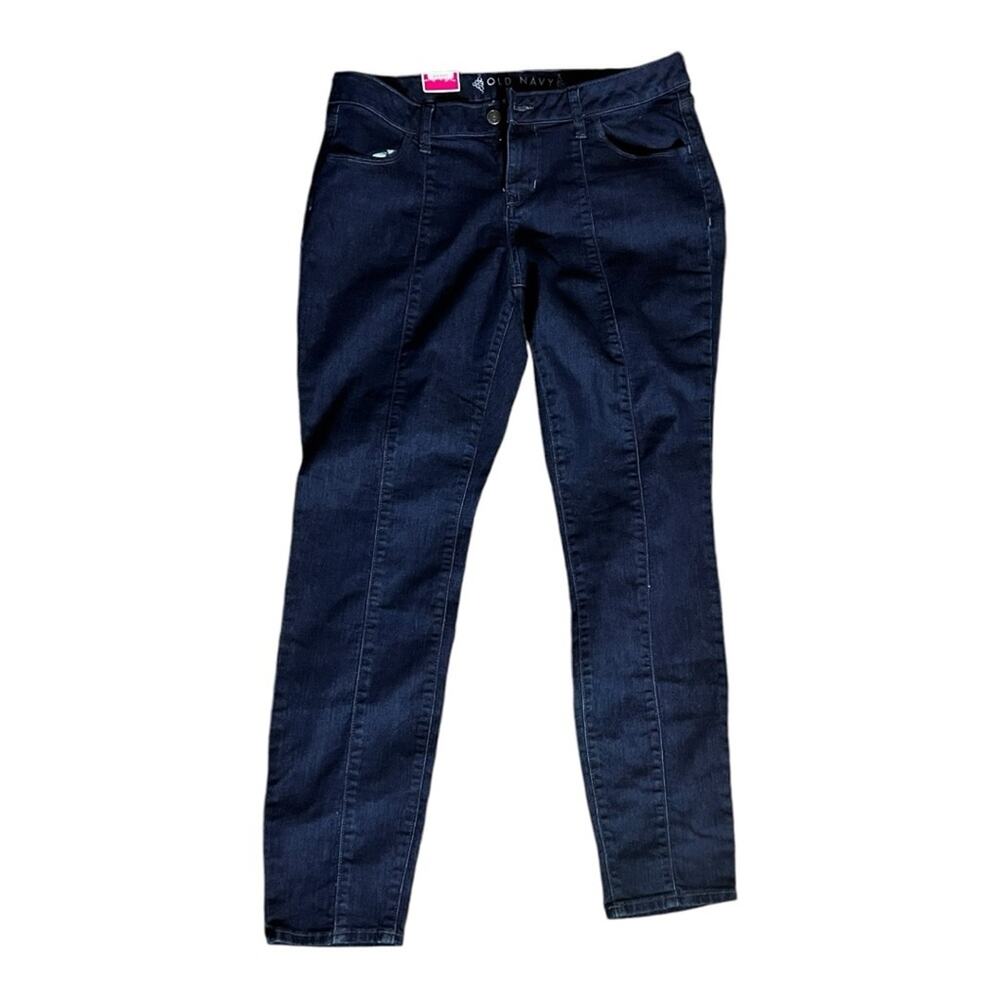 Old Navy Super Skinny Flirt Dark Wash Denim Sz 14 Regular NWT